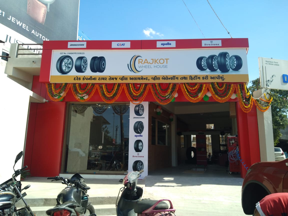 Rajkot wheel house Rajkot..new John Bean installation Falcons Garage